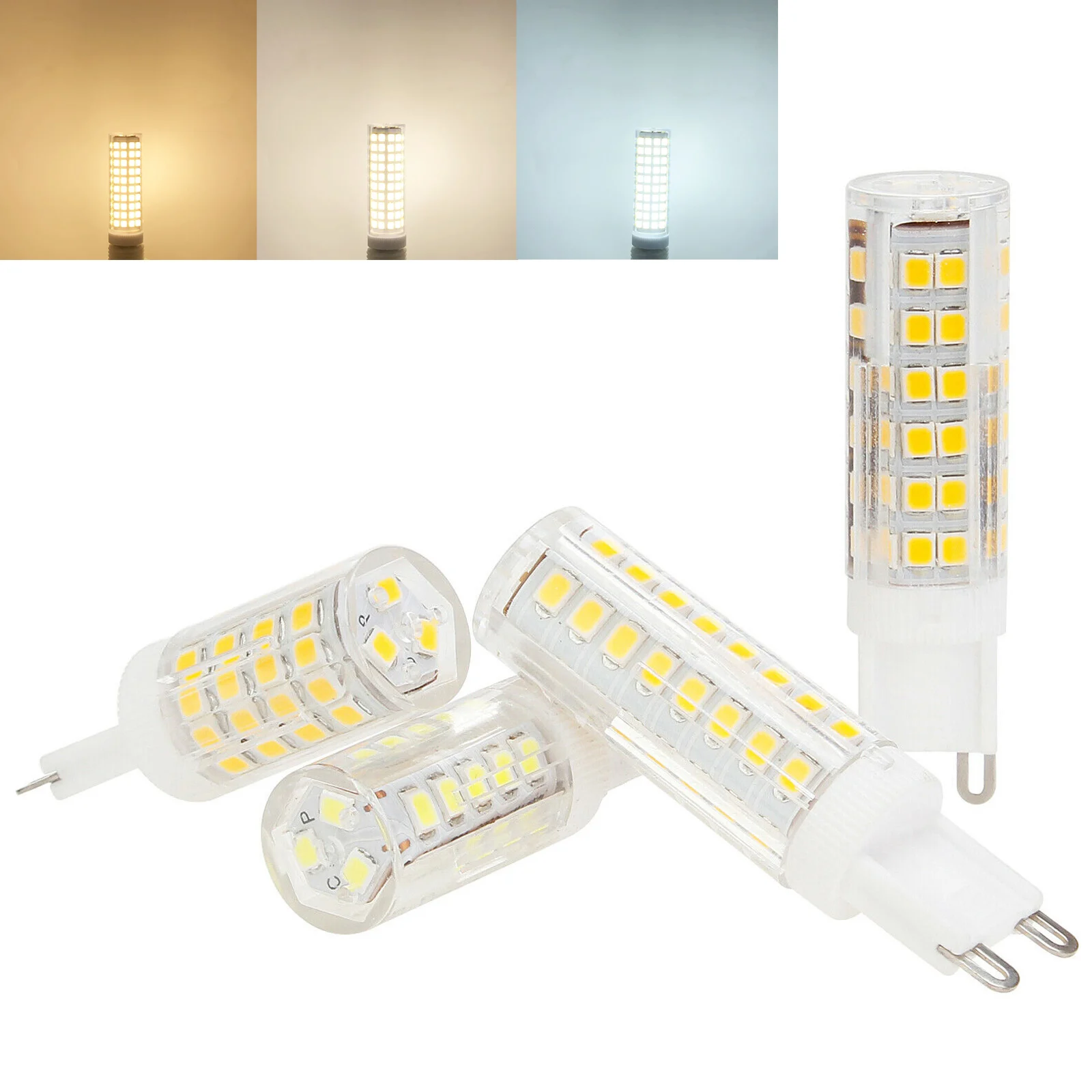 Lampu LED Mini G9 keramik Dekorasi Rumah, lampu bohlam terang 220V 110V 7W 9W 12W 18W 20W 24W 2835 SMD pengganti 100W