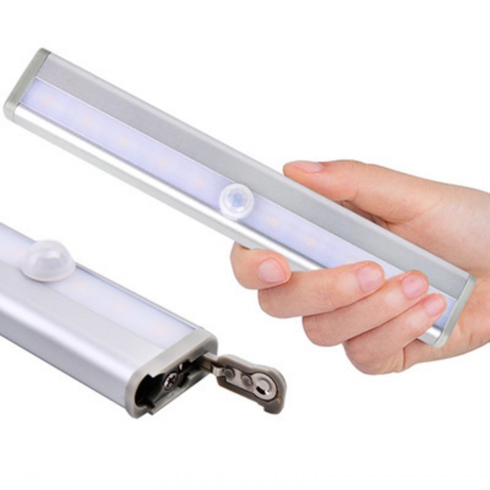 Luz LED nocturna con Sensor de movimiento PIR, 9cm/19cm, luces para armario, pasillo, lámpara nocturna inalámbrica, iluminación Luminaria para escalera de cocina
