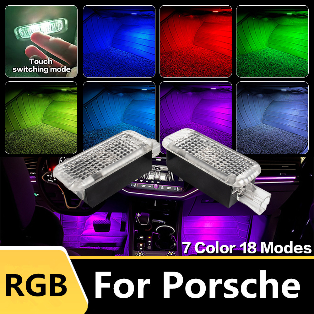 Lampa LED do wnętrza samochodu Akcesoria do dekoracji oświetlenia przestrzeni nóg Do Porsche Macan 95B Cayenne 9YA 957 955 Boxster 987 911