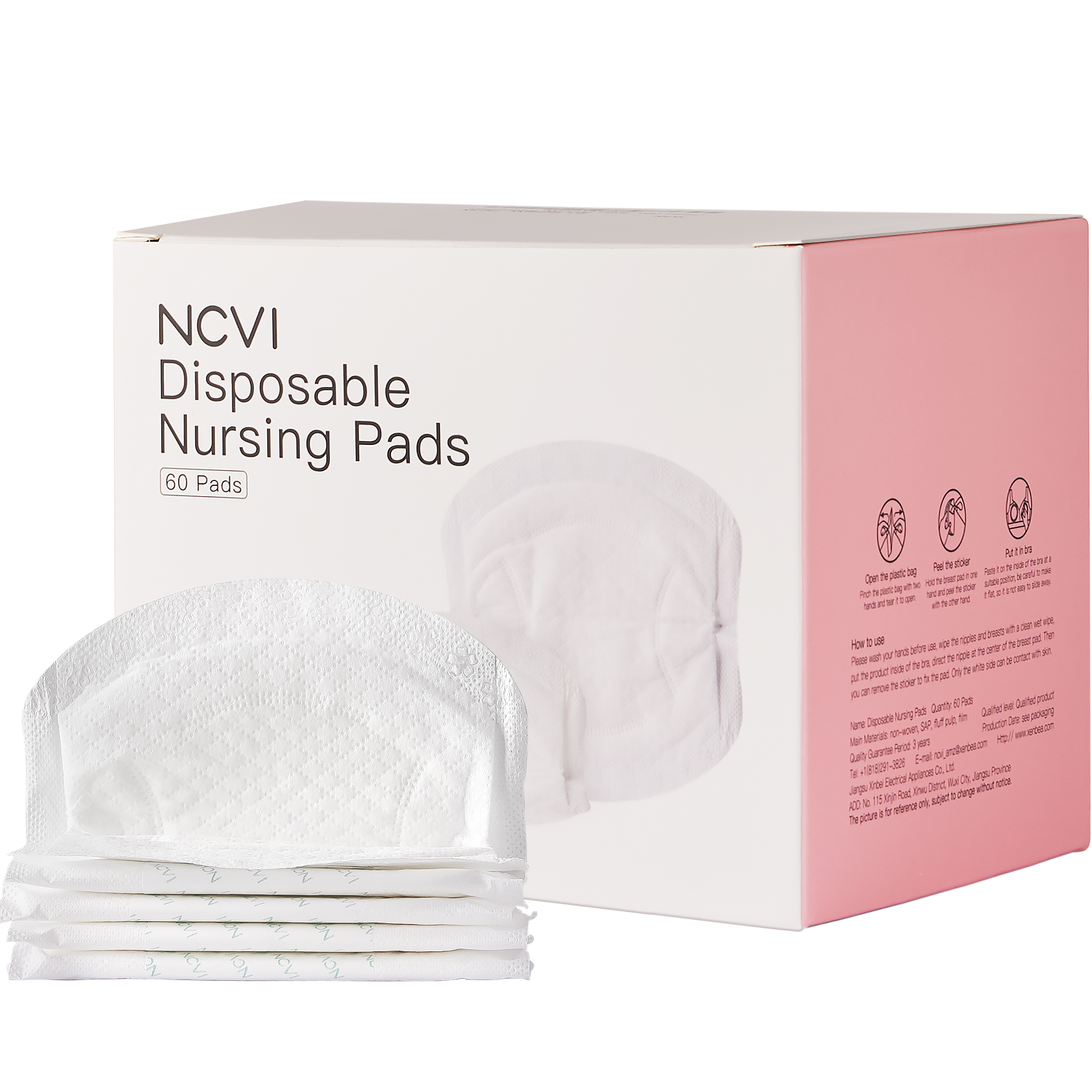 NCVI almohadillas de lactancia desechables, superabsorbentes, mantienen los senos secos, 60/120 unidades, para fugas, suaves y delgadas, para pezones Nur