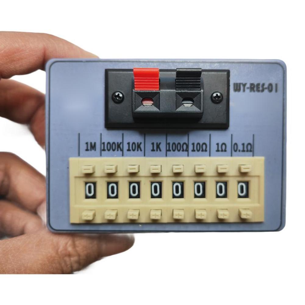 WY-RES-01 Resistance Box Pockets Resistance Box Dials Programming Resistance Box For Electrical Equipment Tools Accessory