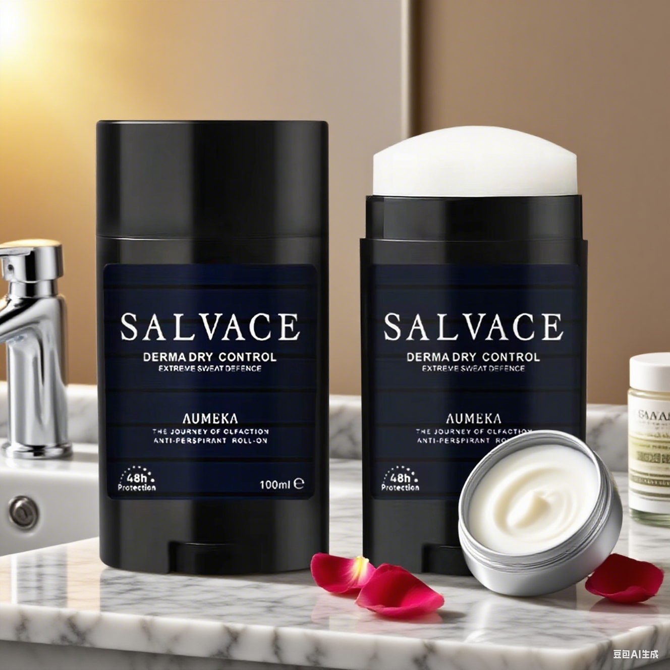 Vara desodorizante e de transpiração masculina, alumínio, cuidados com a transpiração das axilas, exercício duradouro, fragrância refrescante, 100ml