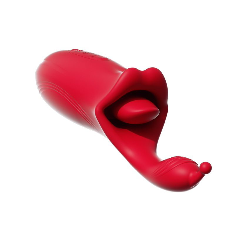 Giocattoli del sesso per le donne Succhiare la lingua Leccare Dildo Vibratore Clitoride Capezzolo G-spot Stimolatore della fica Masturbatore anale della vagina