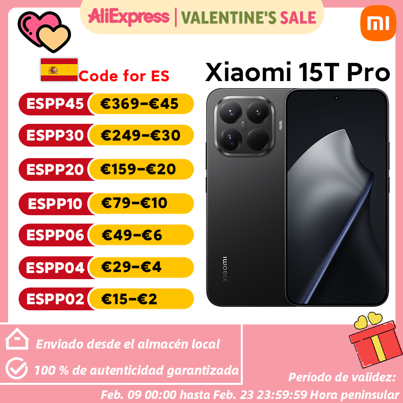 【Xiaomi】Globalna Wersja Xiaomi 15T Pro Procesor MediaTek Dimensity 9400+ Smartfon 6.83\\\\\\\" Wyświetlacz 144Hz Chroniący Oczy 50MP Leica