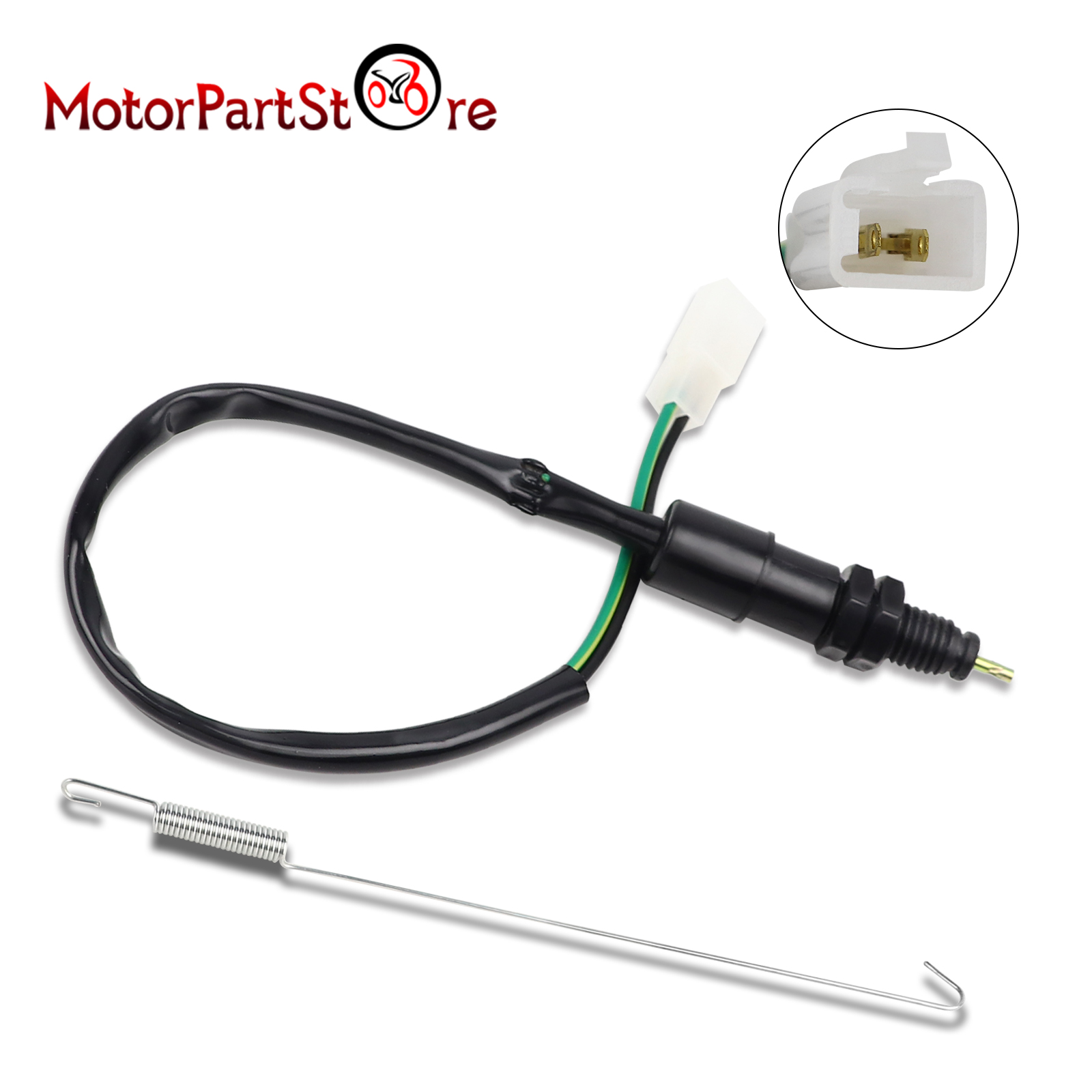 Universeller hinterer Bremslichtschalter, Brems-Stopplichtschalter für Honda, Kawasaki, Suzuki, Yamaha, Harley, Motorrad, Fahrrad, ATV, Roller