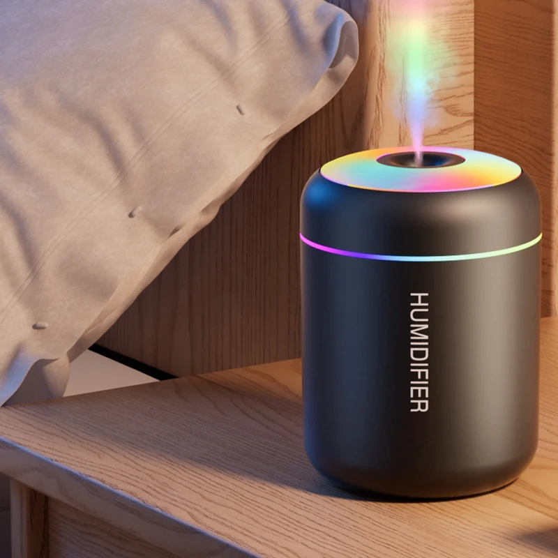 Mini humidificador de aire eléctrico USB, difusor de Aroma de 180ML, purificador de aceites esenciales, generador de niebla de aromaterapia, luces para coche, hogar y dormitorio