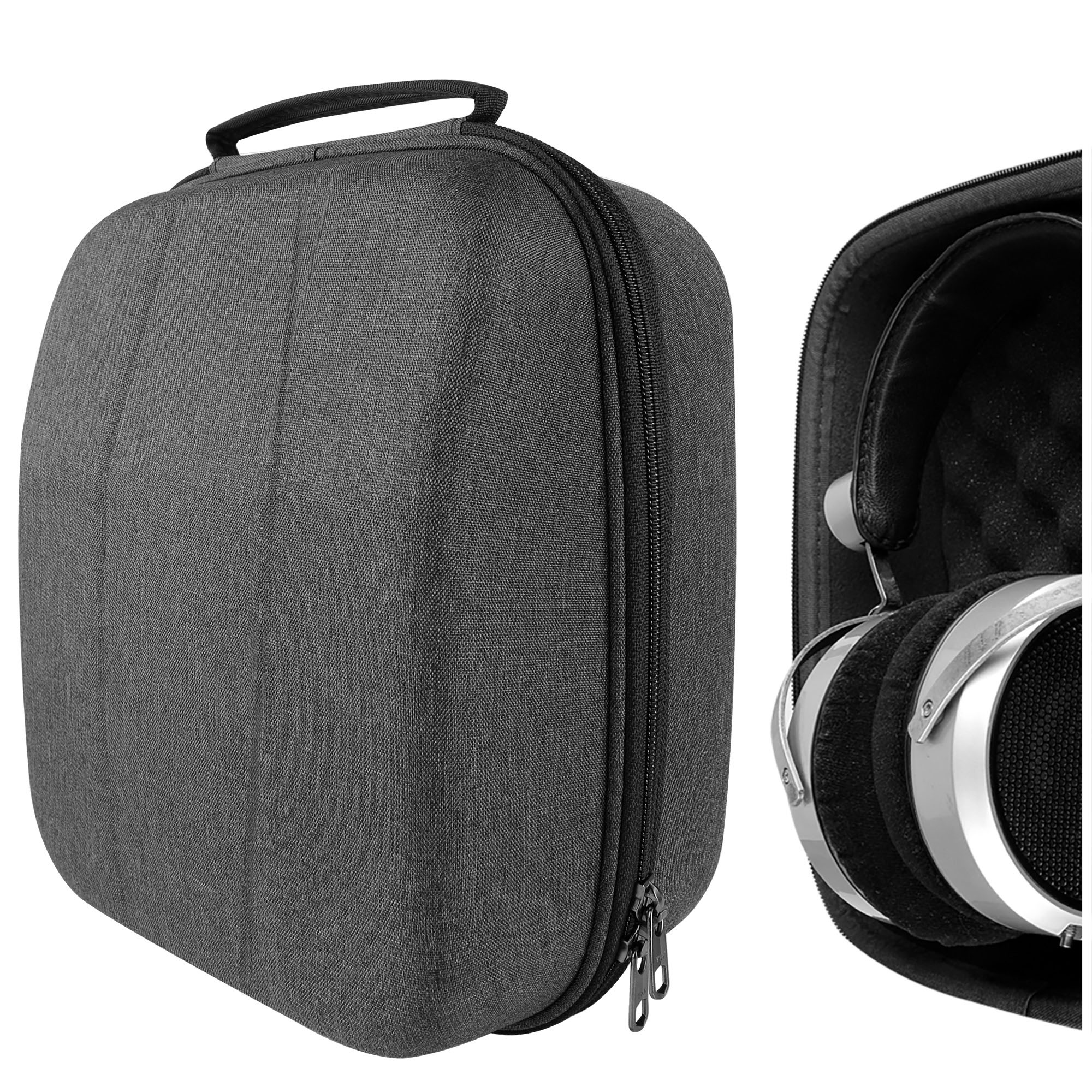 Etui na słuchawki Geekria do HiFiMAN HE 6se, HE1000, Audeze Maxwell, ochronna twarda torba transportowa z przegródką na kabel