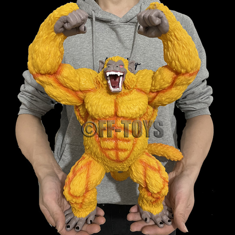 Dragon Ball Great Ape PVC Action Figures para crianças, brinquedos de anime, dourado, grande macaco, Ozaru, Vegeta, modelo de coleção, presente, 40cm