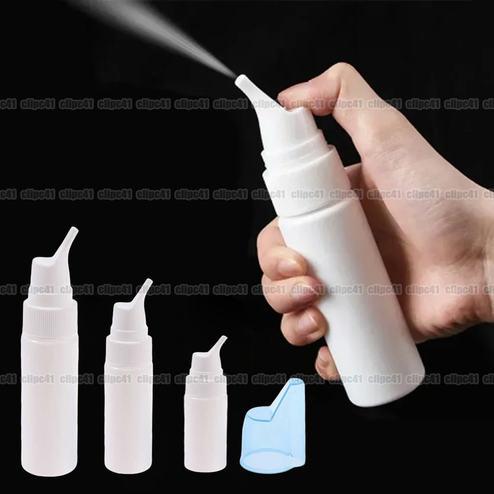 50ml 70ml Portable Nasal Irrigator Nose Wash Cleaner Bottle Spray Fine Mist Atomizer Liquid Empty Container Travel Refillable