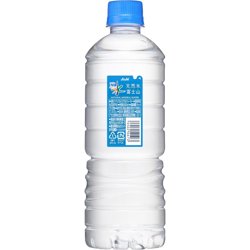 アサヒ飲料 デリシャスウォーター 天然水 シンプルエコラベル 600ml×24本 送料無料 国内配送。