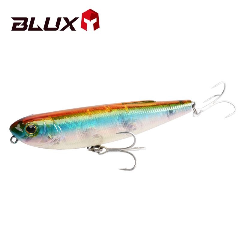BLUX STRAY DOG 95 crayon de surface 95MM 15.2g Surface Walker leurre de pêche marcher le chien artificiel eau salée bar appât dur attirail