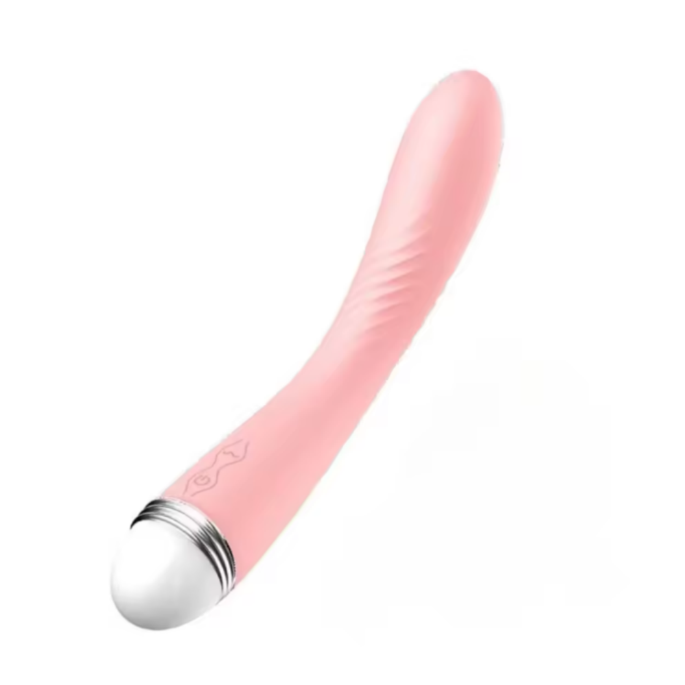 Women's Clitoral G-Spot Vaginal Masturbator Powerful Curved Vibrator with Nipple Massager Smooth Silicone Adult Sex Toy