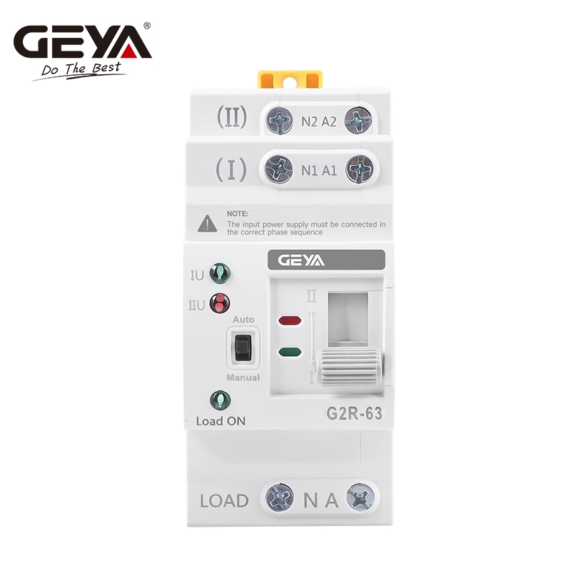 Interruptor de Transferencia Automática Mini ATS de 220V, Riel DIN, Selector Eléctrico de Doble Alimentación, Energía Ininterrumpida, 63A