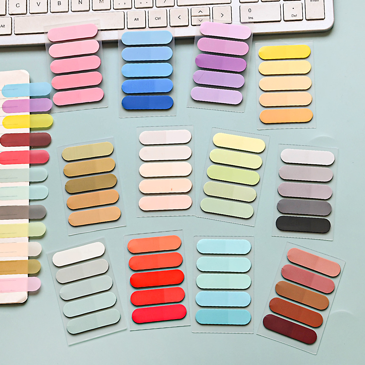 100 Sheets Writable Sticky Tabs Book Tabs Page Markers Translucent Sticky Note Tabs Post It Stick Tabs Annotation Tabs Index