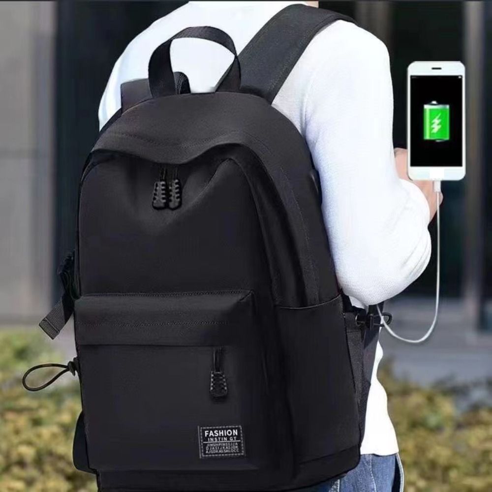 トレンディなメンズミニマリストバックパック多用途バックパック大容量学生コンピュータトラベルバッグ洗えるユニセックスバックパック