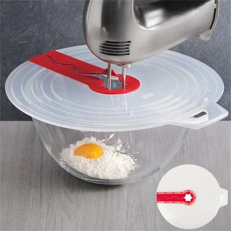 Beat Eggs Mixer Cover Mixer Splatter Guard Whisk Miska do mieszania Silikonowa osłona przeciwbryzgowa Artykuły kuchenne do kuchni