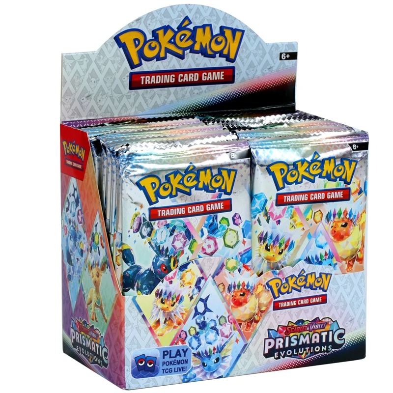 360Pcs/Set English Pokémon Card Prismatic Evolutions Scarlet Violet 151 English Booster Battle Transaction Card Gifts