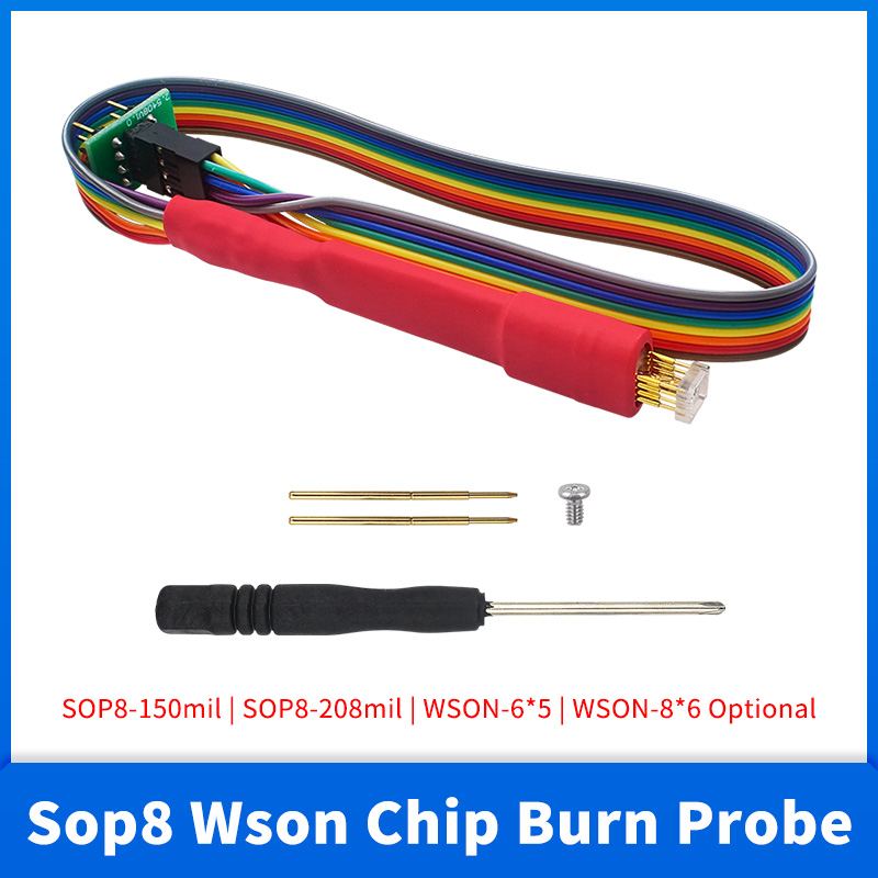 1 sztuk dla Sop8 Wson Chip pobierz nagrywanie zapisu sonda sprężynowa igła opcjonalnie SOP8-150mil/SOP8-208mil WSON-6*5/WSON-8*6