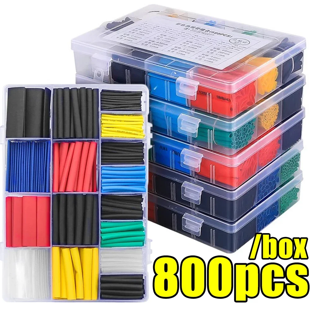Kit de tubo termorretráctil, tubo termorresistente, envoltura de cables termorretráctil, Cable de conexión eléctrica, protector de funda aislante