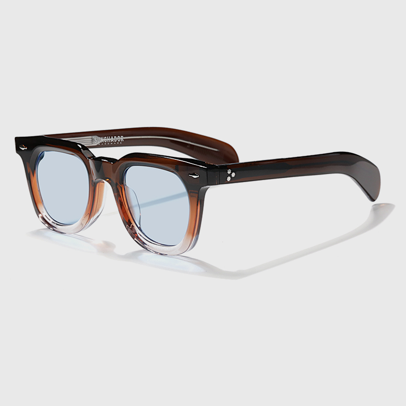 Modisches Top-Design, handgefertigt, runde Acetat-Optik-Sonnenbrille, verschreibungspflichtige Myopie-Retro-Brille, für Männer und Frauen, Lesebrillengestell