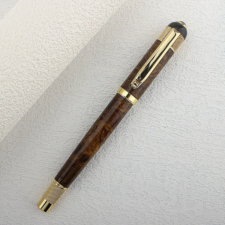 Stylo à bille en métal vert Ice Flower, pour écriture haut de gamme, rétro, exquis, pour l'école et le bureau, fournitures de bureau
