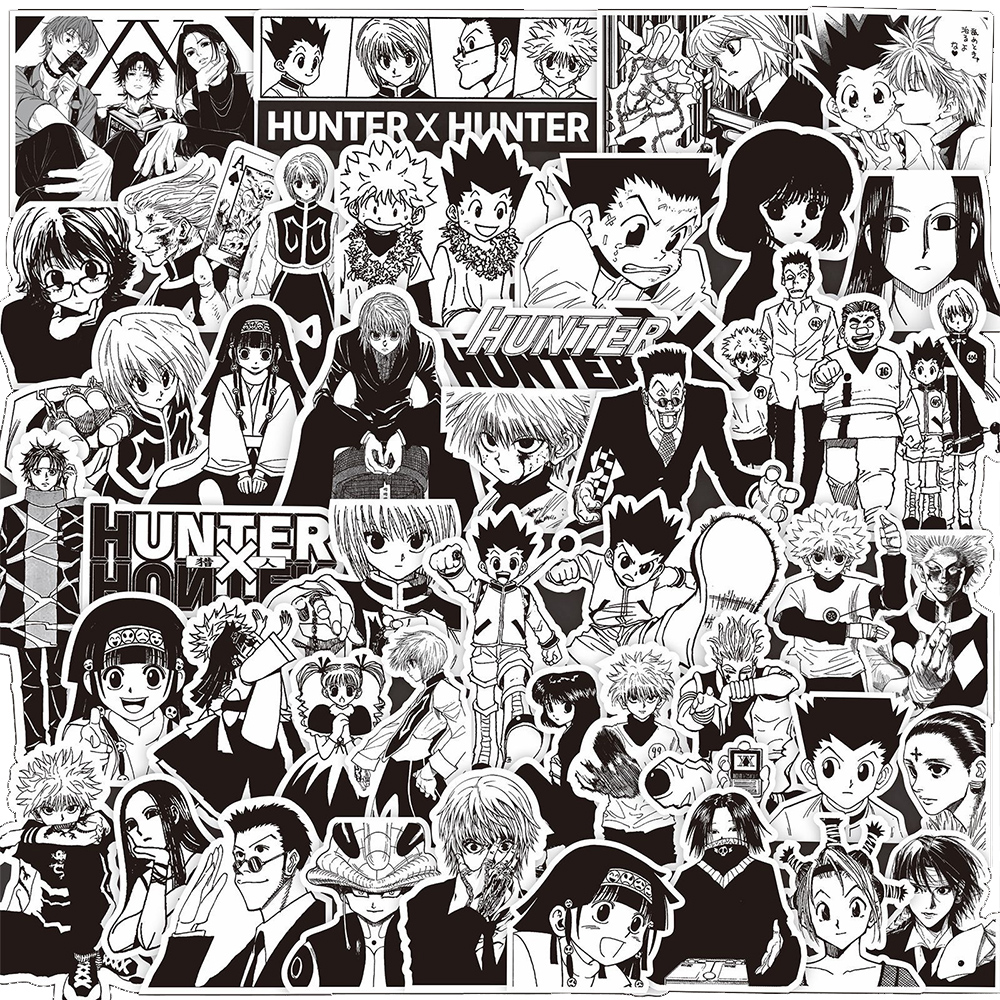 10/30/70 Uds Anime japonés Hunter X Hunter pegatinas Graffiti monopatín funda de teléfono para coche juguetes impermeables calcomanías pegatina al por mayor