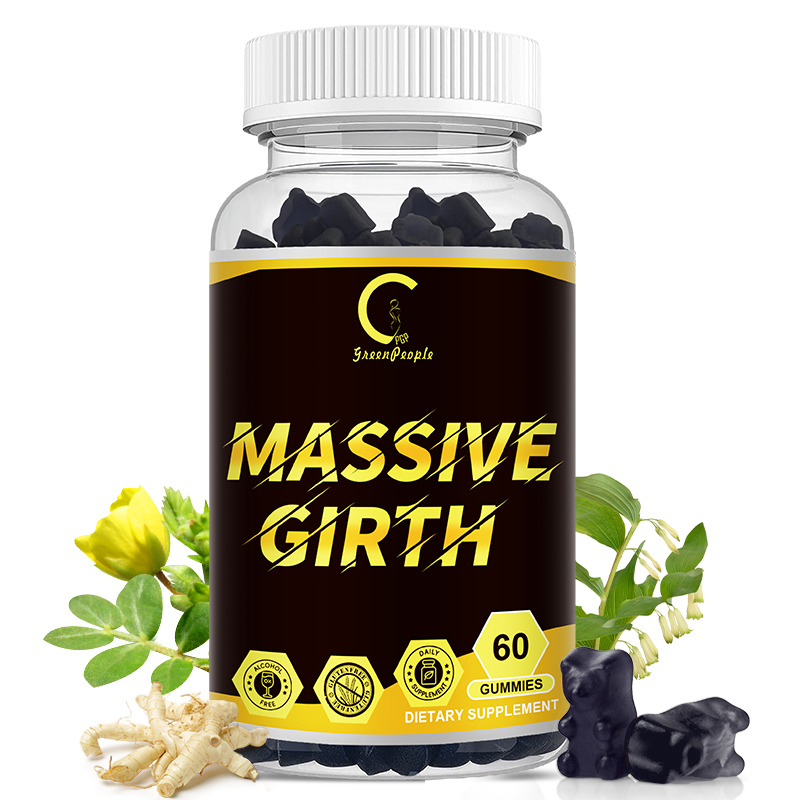 GPGP Greenpeople 60 szt. Ekstrakt z Tribulus Terrestris Gummies Powiększające Obwód dla Mężczyzn DŁUGOTRWAŁA WITALNOŚĆ NA KAŻDĄ DZIEŃ