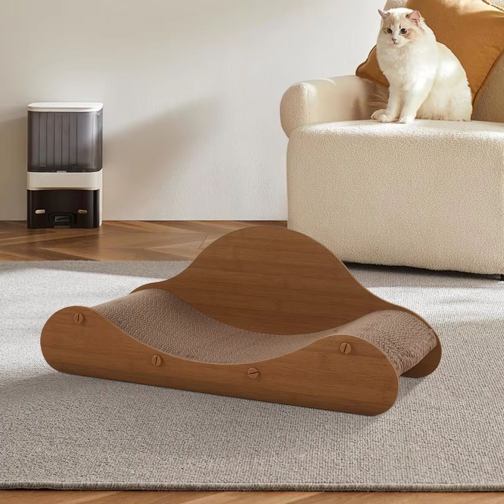 Rascador extragrande para gatos, juguete interactivo para gatos, cama de descanso de 64cm