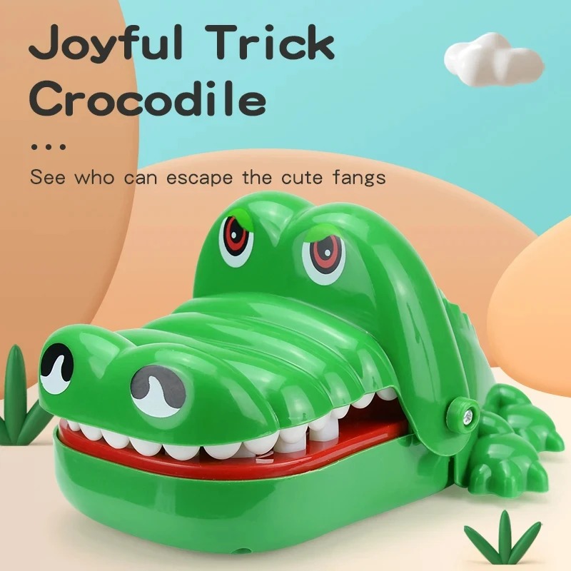 Jouet de pincement Crocodile pour enfants, jeux familiaux classiques, méfait de fête, jeux porte-bonheur, jouet anti-Stress