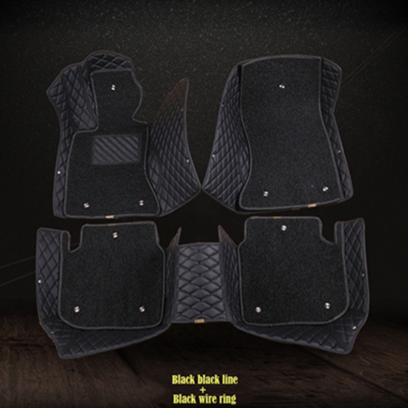 Tapis de sol de voiture à couverture complète personnalisé à deux couches, pour Mazda CX-5 2017-2023 2015-2016 CX-3 2015-2023 CX-30, accessoires de voiture