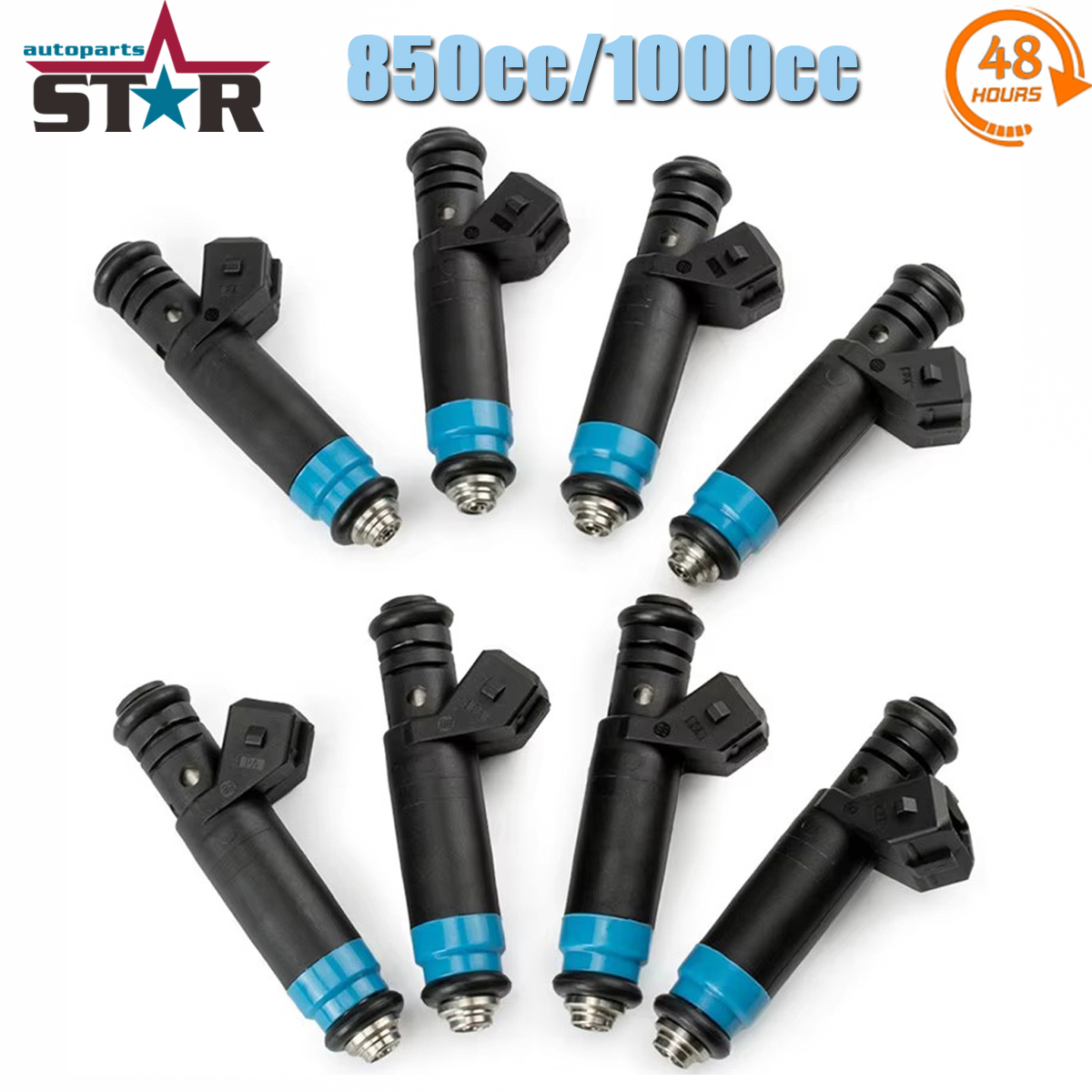 4/8 SZTUK 850cc 1000cc Wtryskiwacze paliwa Do Buick Do Ford Do BMW Deka 80LB EV1 Siemens OEM #   FI 114992   FI 114991   XZGC5009 109991   80-8