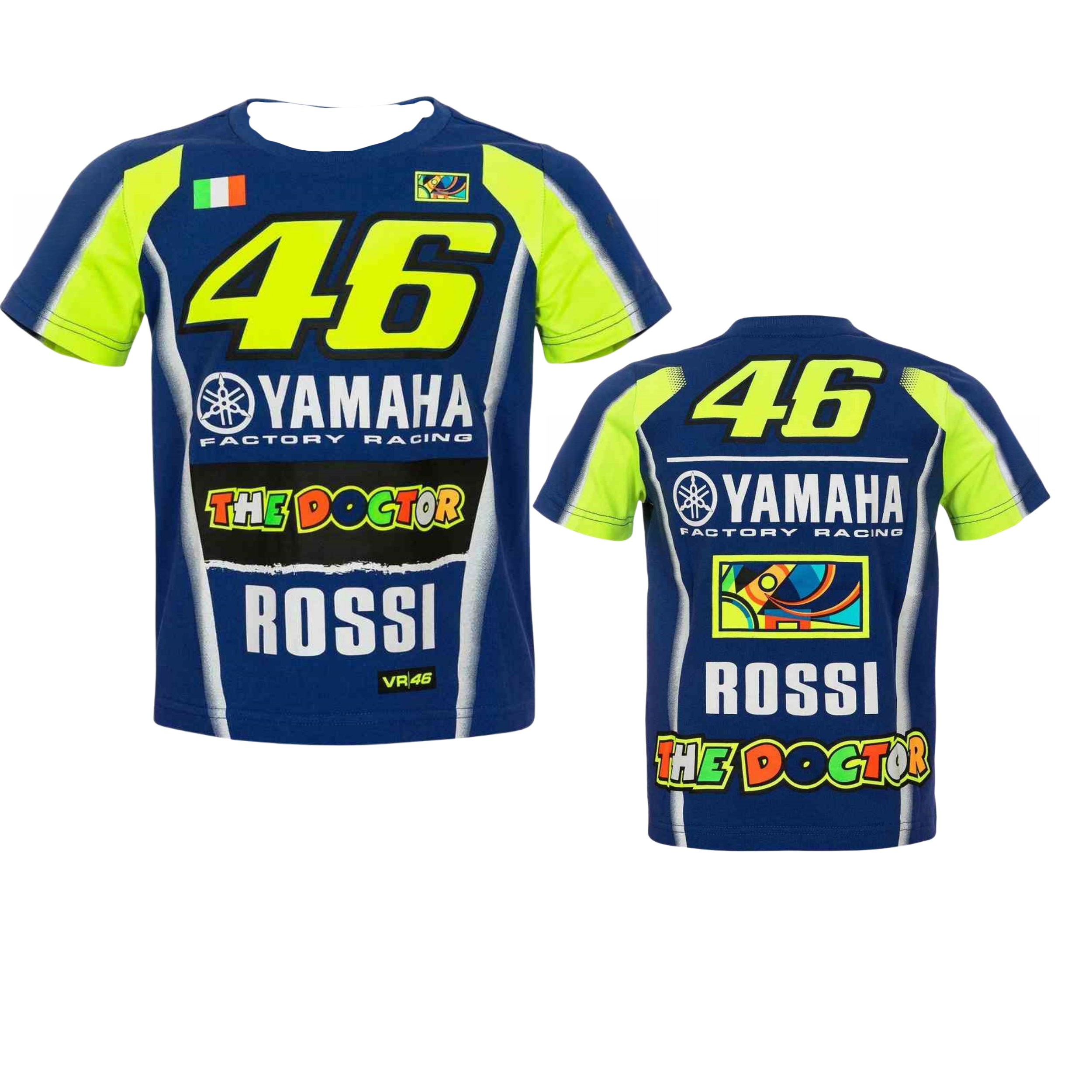 2026 Hete Yamaha nr. 46 Motorcycle Team Jersey Sneldrogend Ademend Racepak Zomer T-shirt Volwassen Unisex Fashion Top
