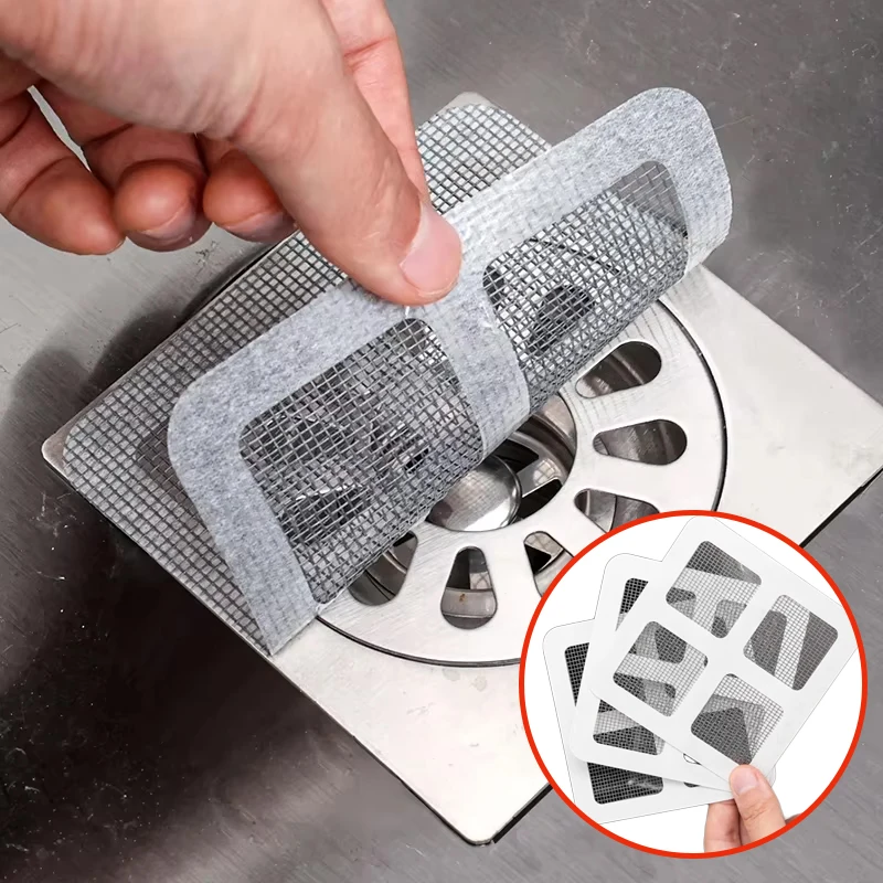 6-40 stücke Einweg Haar Catcher für Dusche Mesh Dusche Ablauf Abdeckungen Boden Waschbecken Sieb Filter Mesh Aufkleber Bad zubehör