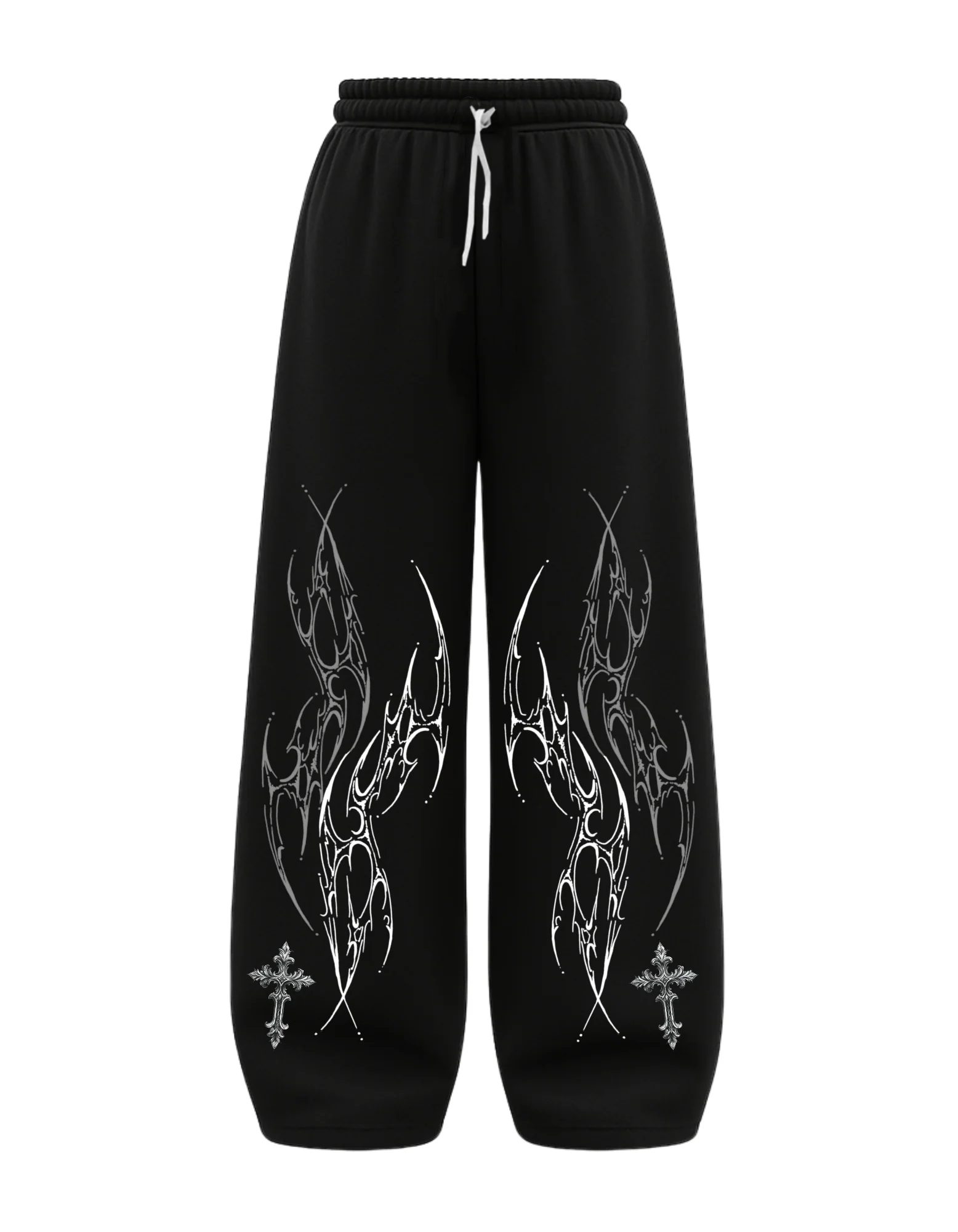 Pantaloni da Uomo di Alta Qualità in Stile Gotico Scuro Europeo, Nuovi Pantaloni Tecnologici Larghi e Oversize per Sport, Corsa e Fitness