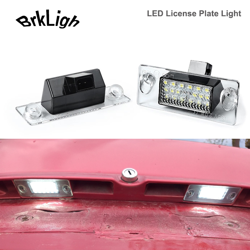 2Pcs สำหรับ Audi A3 S3 8L A4 B5ลีมูซีน Facelift Avant LED จำนวนป้ายทะเบียนรถไฟโคมไฟสีขาว Canbus Suber Bright รถจัดแต่งทรงผม