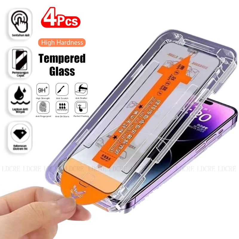 4/3/2/1 Pz Per Poco F7 Vetro Xiaomi Poco F7 Vetro Temperato Senza Polvere Protettiva HD 9H Copertura Completa Colla Protezione Dello Schermo Poco F7