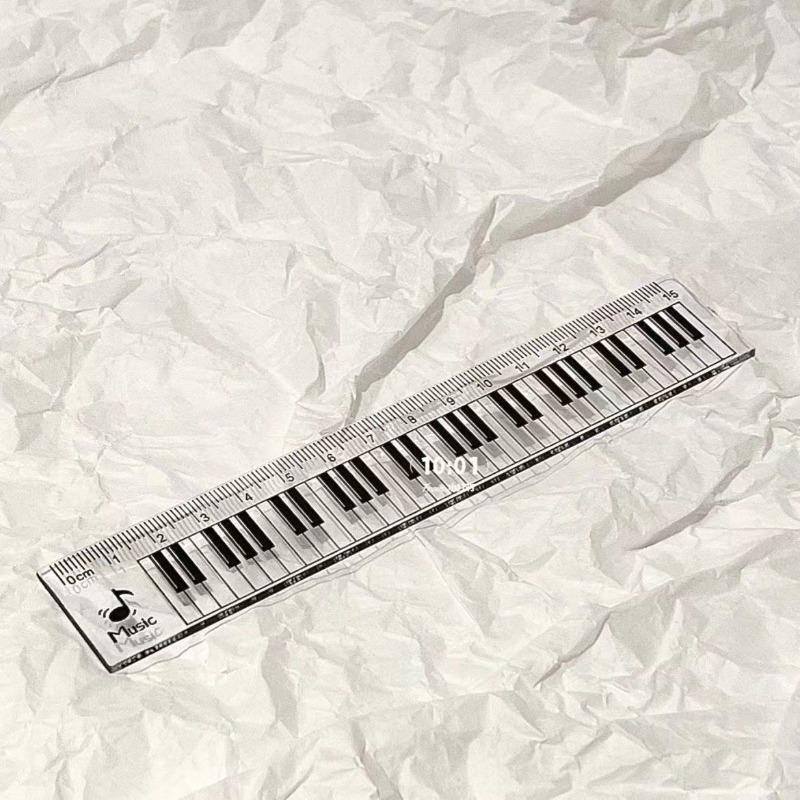 Ensemble de règles de touches de Piano au Design créatif pour enfants, garçons et filles, Triangles etchniques mignons, ensemble droit, fournitures pour la rentrée scolaire