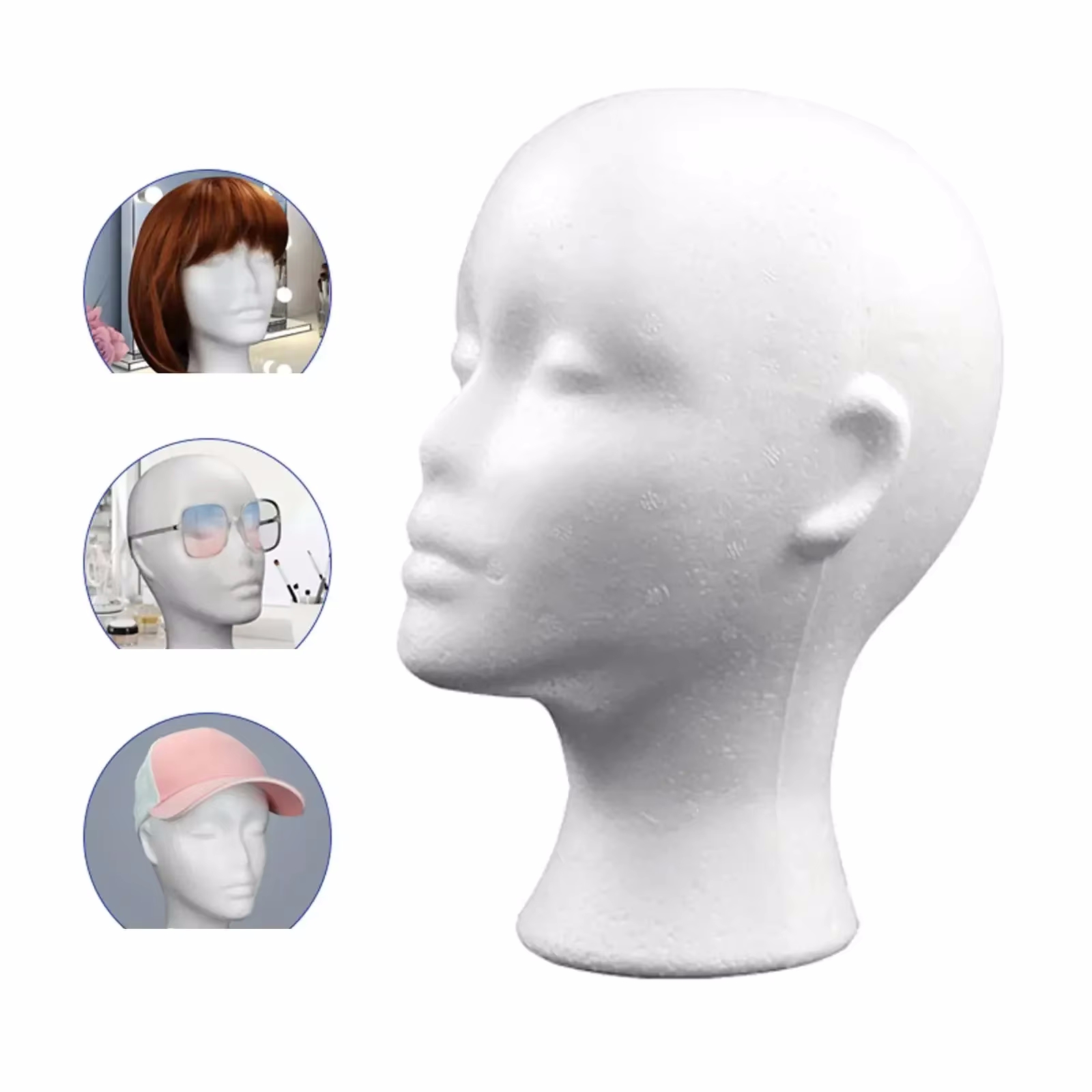 Dressmaker Mannequins สําหรับ Boutique หุ่นนางแบบหญิงหญิงวิกผม Stand Mannequin Body ผู้หญิงวิกผมเก็บเครื่องมือ