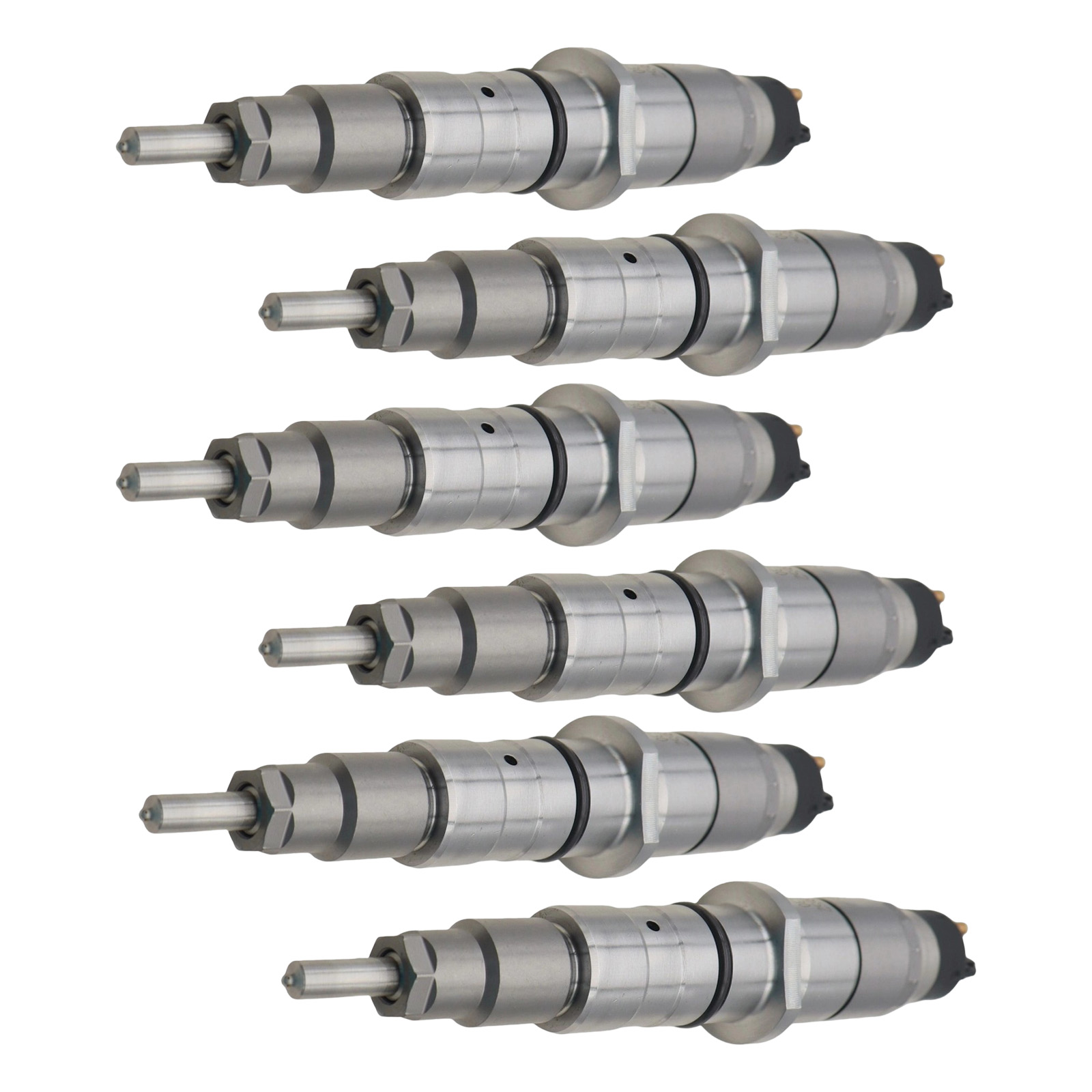 6PCS Fuel Injector 445120059 For Komatsu BR380JG D39EX-22 D39PX-22