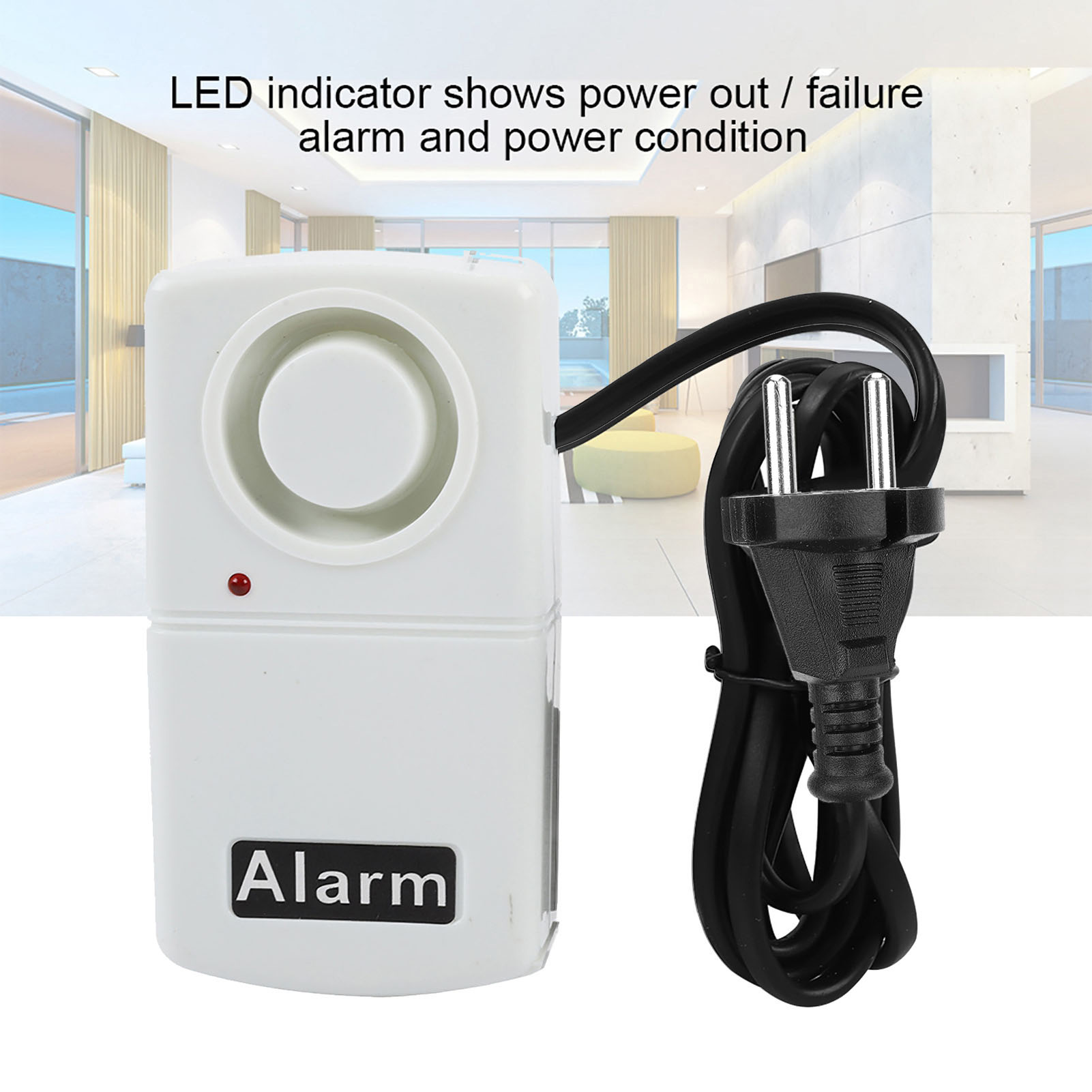 停電警報 LED インジケーター スマート 120db 自動停電警報 警告サイレン 電力警告警報