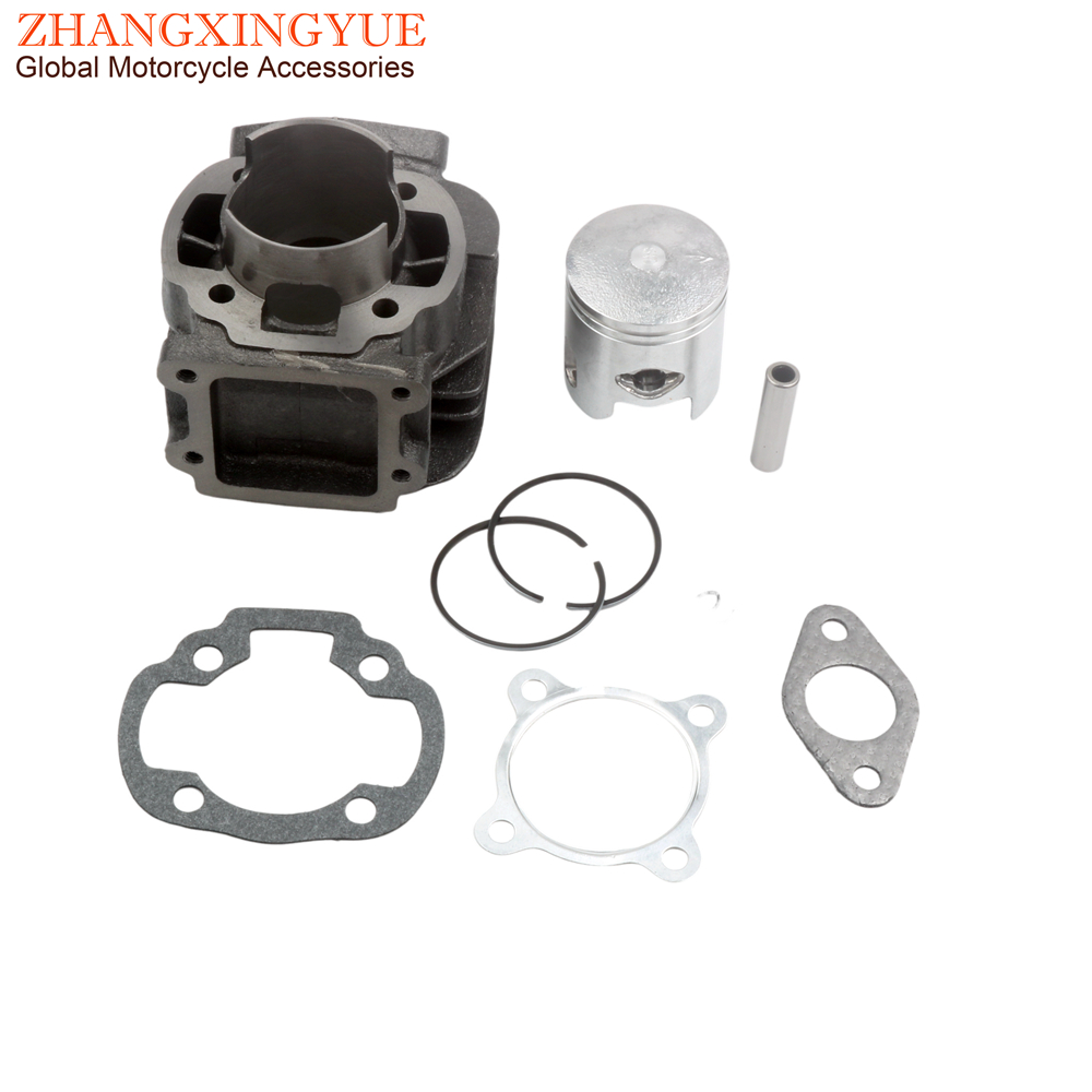 Kit de cilindro de gran cilindro para patinete, 70cc, para Aprilia Amico GL 50 Sport SR 50cc AC 47mm/10mm, piezas de motor de 2 tiempos