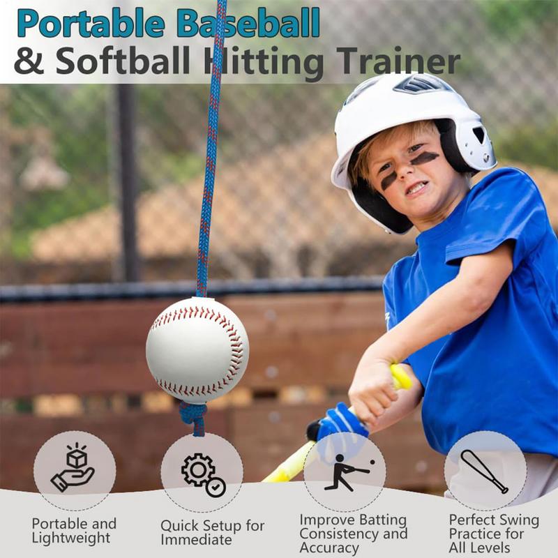 Équipement d'entraînement de frappe de Baseball, balle d'entraînement de frappe de Baseball, accessoires de lancement de Softball pour la pratique du lancer des voyages