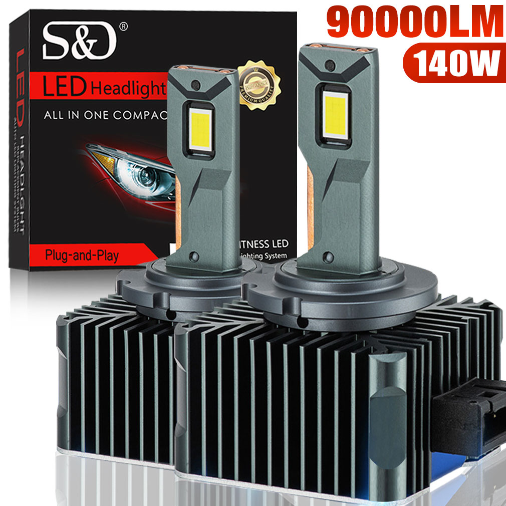 90000LM D3S LED D1S D2S D4S D5S D8S Led 140W Fari HID D1R D2R D3R D4R D5R D8R Lampadina Canbus Auto Luce 6000K 12V 24V