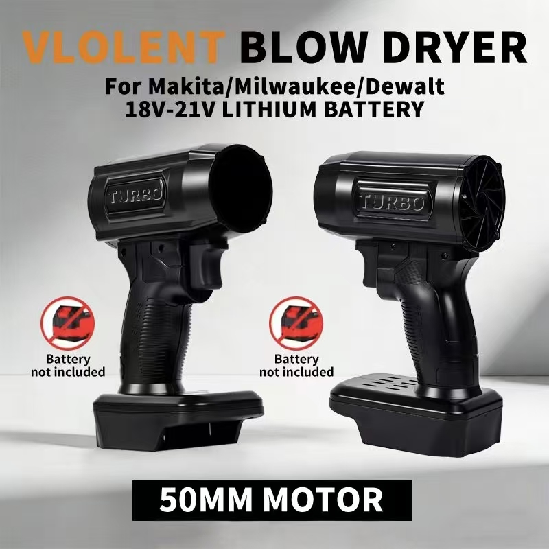車載用強力エアブロワー、パワフルハンドヘルドターボジェットファン、高速50mmブラシレスモーター搭載、洗車用エアガン乾燥ツール