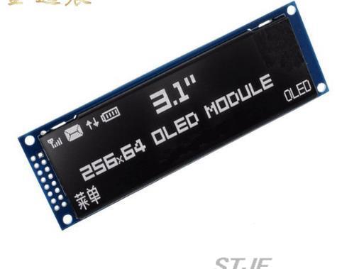Prawdziwy wyświetlacz OLED 3,12 "256*64 25664 punktów graficzny moduł LCD ekran wyświetlacza ekran LCM SSD1322 kontroler obsługa SPI