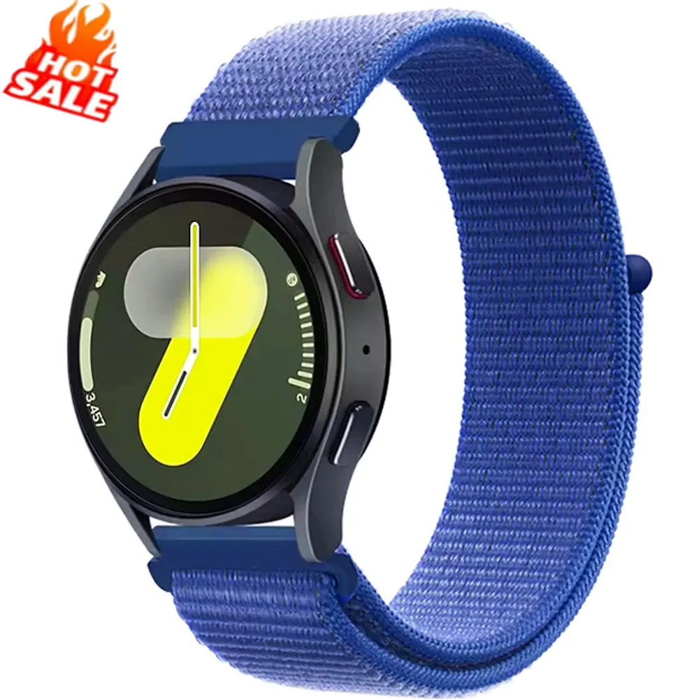サムスンギャラクシーウォッチ用ナイロンループバンド,Huawei Watch gt 3 pro,20mm, 22mm,6,4,7,クラシック,5 pro,アクティブ2,ギアs3