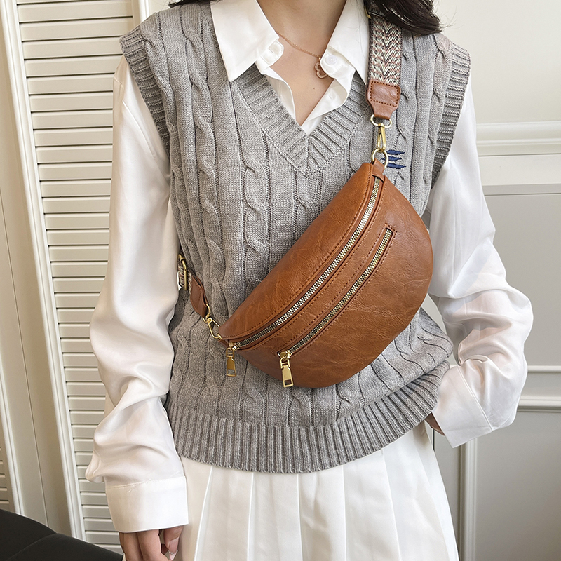 Moda simples saco de cintura mulher pacote peito bolsa de telefone couro fanny pacote luxo cinto saco 2026 novas senhoras ombro crossbody sacos