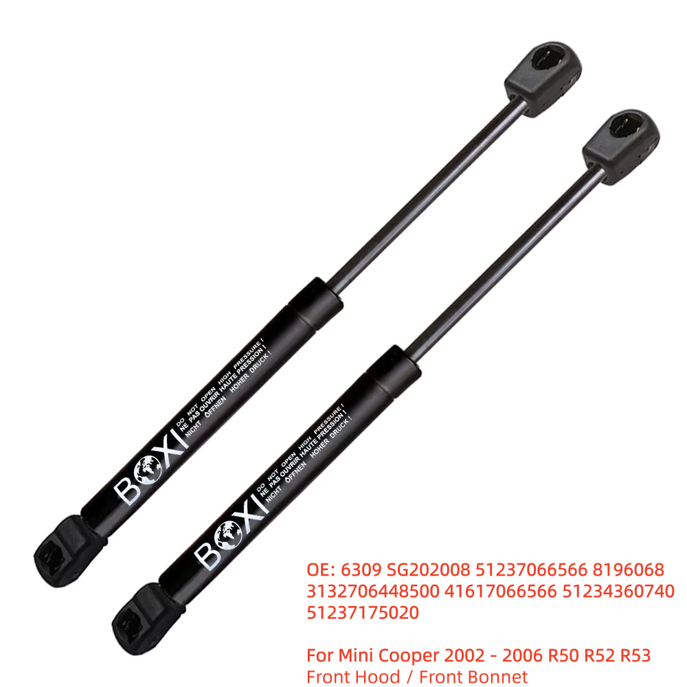 BOXI 2 Pezzi Supporti Ammortizzatori Cofano Anteriore 6309 SG202008 51237066566 Per Mini Cooper 2002 - 2006 R50 R52 R53 Molle a Gas