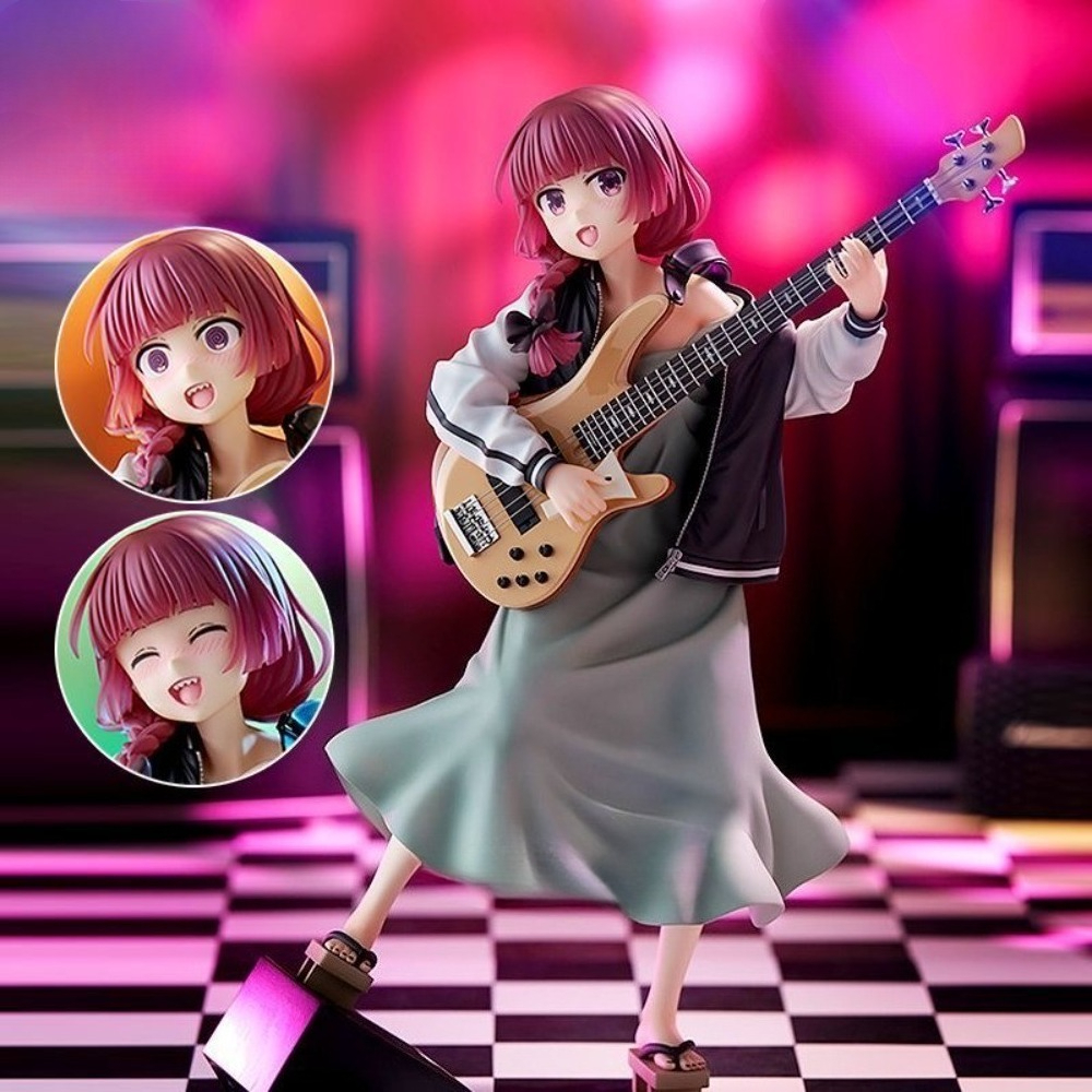 Figurka Anime Bocchi The Rock, 21 cm, Figurki Akcji Sick Hack, Statuetka PVC, Model Kolekcjonerski, Zabawki, Prezenty