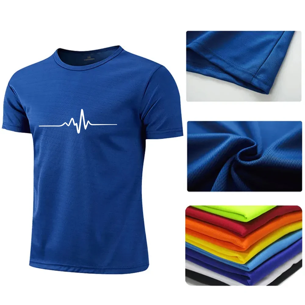 Tägliches 2026 Sommer Herren Schnelltrocknendes Feuchtigkeitsableitendes Kompressions-T-Shirt Fußballtrikot Lauf- und Jogging-Sport-Trainingsshirt